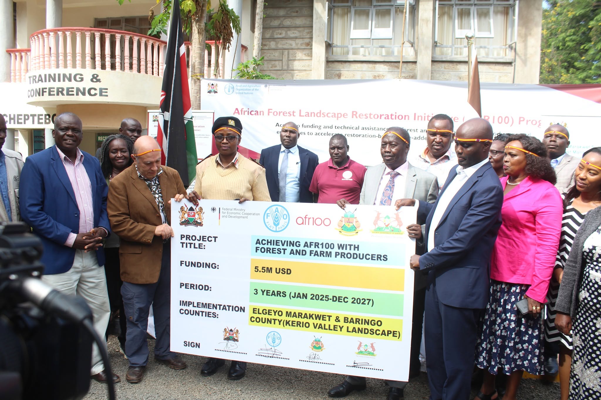 Cheptebo Hosts Official Launch of FAO African Forest Landscape Restoration Initiative