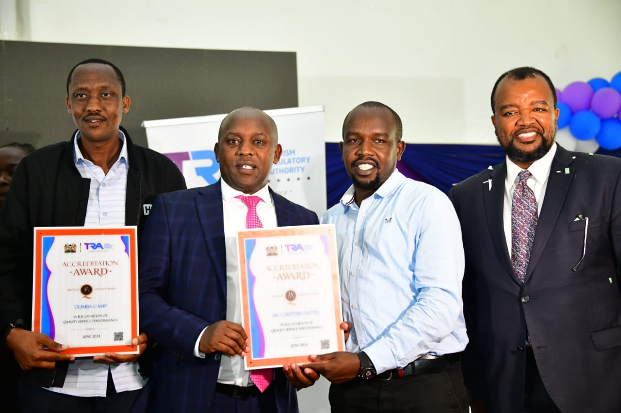 Conference Centre Awarded Bronze Certificate of Accreditation by Kenya Tourism Regulatory Authority